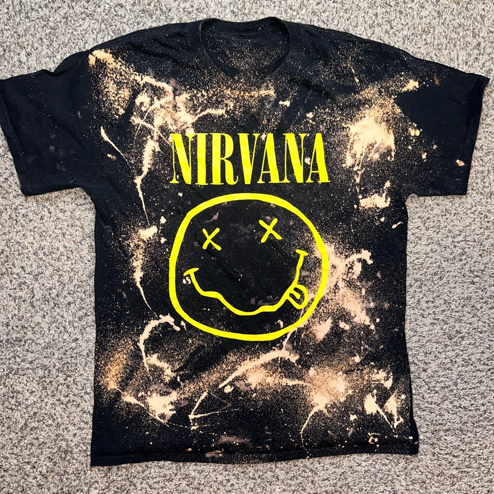 Nirvana Bleached Tee